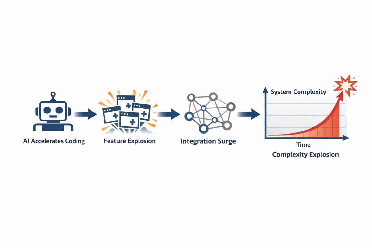 AI พาเราพุ่งชนความซับซ้อนเร็วขึ้น