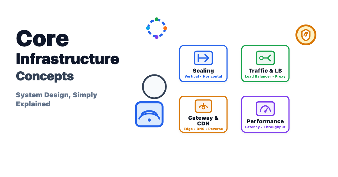 Core Infrastructure Concepts - System Design, Simply Explained
