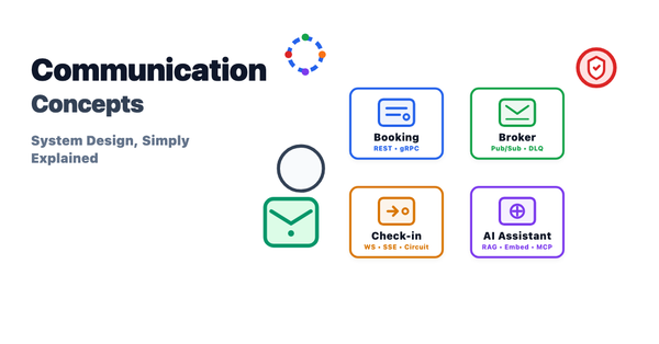 Communication Concepts - System Design, Simply Explained